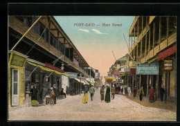 CPA Port-Said, Main Street  - Autres & Non Classés