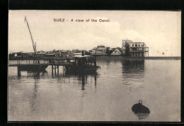 CPA Suez, A View Of The Canal  - Autres & Non Classés