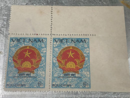 VIET NAM Stamps PRINT ERROR-1980-(tem In Lõi Va Mau-6xu National Emblem )1-STAMPS-vyre Rare - Viêt-Nam