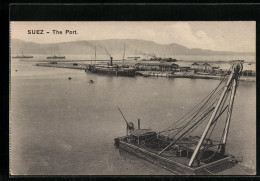 CPA Suez, The Port  - Andere & Zonder Classificatie