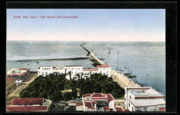 CPA Port Said, The Casino And Breakwater  - Autres & Non Classés