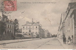  B21-61) ALENCON (ORNE) LA RUE DE BRETAGNE ET LA CAISSE D'EPARGNE - (ANIMEE) - Alencon