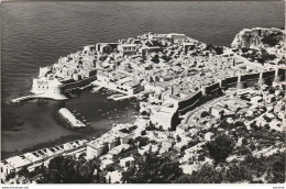 B16- DUBROVNIK (CROATIA) VUE GENERALE AERIENNE - (OBLITERATION DE 1963 - 2 SCANS)    - Croatia