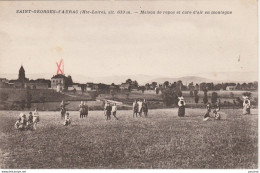 B11-43) SAINT GEORGES D'AURAC  (HAUTE LOIRE) MAISON DE REPOS ET CURE D'AIR EN MONTAGNE   - (ANIMEE - 2 SCANS) - Autres & Non Classés