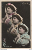 B10- ARTISTE FEMME "  S. GIRARD " DECLINAISONS DE PORTAIT PAR REUTLINGER A PARIS  - (2 SCANS) - Entertainers