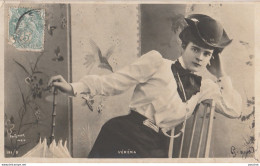 B10- ARTISTE FEMME "  VERENA " - THEATRE  MARIGNY -  PAR REUTLINGER A PARIS - (2 SCANS) - Entertainers