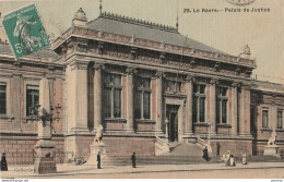 B7- 76) LE HAVRE - PALAIS JUSTICE TOILEE - (ANIMEE - CARTE TOILEE COULEURS) - Non Classés