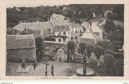 B6- 29) SAINT JEAN DU DOIGT (FINISTERE) VUE PRISE DU CLOCHER  - (2 SCANS) - Saint-Jean-du-Doigt