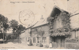 B2-76) CLERES (SEINE INFERIEURE) MAISON NORMANDE   - (ANIMEE - 2 SCANS) - Clères