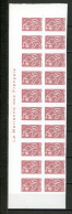 BH-20 Belle Variété Marianne De Lamouche N° 3757bc ** Non Dentelé Sans Phosphore. En Bande De 20 Supérieur  A Saisir !!! - Unused Stamps