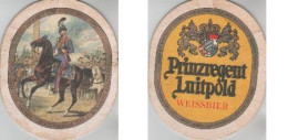 5003010 Bierdeckel Oval - Prinzregent Luitpold - Carl - Weissbier - Beer Mats