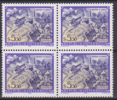 1986 , Mi 1859 ** (1) - 4 Er Block Postfrisch - Freimarke : Stifte Und Klöster - Propstei St. Gerold - Unused Stamps