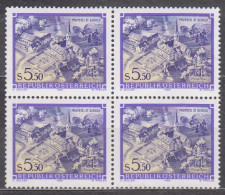 1986 , Mi 1859 ** (2) - 4 Er Block Postfrisch - Freimarke : Stifte Und Klöster - Propstei St. Gerold - Ungebraucht