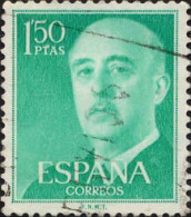 Espagne Poste Obl Yv: 864B Mi:1080 Ed:1155 General Franco (Obl.mécanique) - Usados