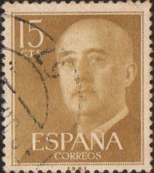 Espagne Poste Obl Yv: 855 Mi:1041a Ed:1144 General Franco (Beau Cachet Rond) - Gebruikt