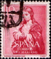 Espagne Poste Obl Yv: 843 Mi:1028 Ed:1132 Año Mariano Purisima Por Alonso Cano (Belle Obl.mécanique) - Usados