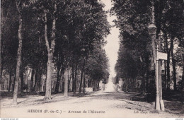  62) HESDIN (PAS DE CALAIS) AVENUE DE L'ALOUETTE - 1931 - ( 2 SCANS ) - Hesdin