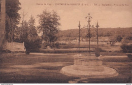 28) FONTAINE LES RIBOUTS (EURE ET LOIR) MOULIN DU ROY - TEL. 4 - SAULNIERES - VUE DU PARC - 1928 - ( 2 SCANS ) - Autres & Non Classés