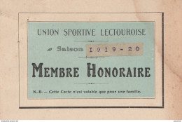 32) LECTOURE (GERS) UNION SPRTIVE LECTOUROISE - SAISON 1919 - 20 - Lectoure
