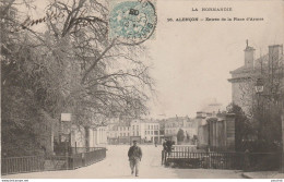 C15-61) ALENCON - ENTREE DE LA PLACE D' ARMES - ( ANIMEE - 1903 ) - Alencon