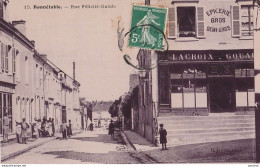 C15-72) BONNETABLE (SARTHE) RUE FELICITE GALOIS - ( ANIMEE - HABITANTS - EPICERIE LACROIX - GOUAULT ) - Bonnetable