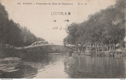 C14-78) POISSY - PASSERELLE DU BRAS DE MIGNEAUX - 1912 - ( 2 SCANS ) - Poissy