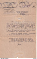 ETAT FRANCAIS SECRETARIAT D ' ETAT MARINE ET COLONIES - BEGERAC - TROUPES COLONIALES DE  ROYAT  - 9/2/1944 - 2 SCANS - 1939-45