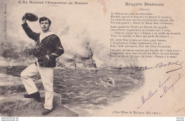 C11-22) PORT BLANC DE BRETAGNE - MAI 1902 - POEME DE THEODORE BOTREL A SA MAJESTE L' EMPEREUR DE RUSSIE - 2 SCANS - Other & Unclassified