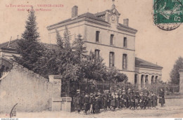 C6-82) VALENCE D ' AGEN (TARN ET GARONNE) ECOLE LAIQUE DES GARCONS - ANIMEE - ECOLIERS - 1908 - - Valence