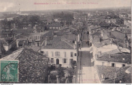 C6-47) MARMANDE - VUE GENERALE ET RUE DE LESTANG  - 1910 - Marmande