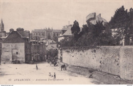 C5-50) AVRANCHES  - ANCIENNES FORTIFICATIONS  - 1922 -  ( 2 SCANS ) - Avranches