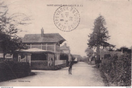 C5-76) SAINT ANDRE SUR CAILLY  - ANIMEE - 1939 - 2 SCANS) - Autres & Non Classés