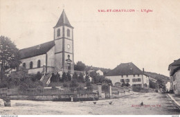 C2-54)  VAL ET CHATILLON - L ' EGLISE  - ( 2 SCANS ) - Autres & Non Classés