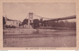 C2-47) SAINT LEGER (LOT ET GARONNE) VUE DU PONT SUSPENDU - ( 2 SCANS ) - Andere & Zonder Classificatie