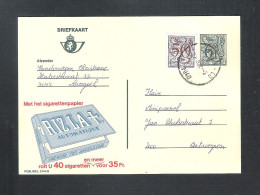 PUBLIBEL  N° 2744 N  Sigarettenpapier RIZLA+  6F 50 (625) - Werbepostkarten