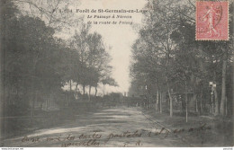 78) FORET DE SAINT GERMAIN EN LAYE - LE PASSAGE A NIVEAU DE LA ROUTE DE POISSY - ( TRAIN ) - St. Germain En Laye
