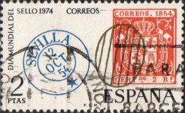 Espagne Poste Obl Yv:1834 Mi:2074 Ed:2179 Dia Mundial Del Sello 1974 (cachet Rond) - Oblitérés
