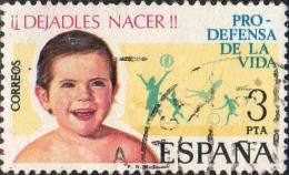 Espagne Poste Obl Yv:1927 Mi:2175 Ed:2282 Pro-defensa De La Vida (Beau Cachet Rond) - Used Stamps