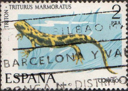 Espagne Poste Obl Yv:1917 Mi:2165 Ed:2273 Triton Triturus Marmoratus (Belle Obl.mécanique) - Used Stamps