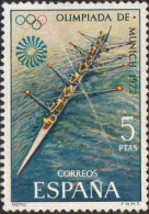 Espagne Poste N* Yv:1754 Mi:1995 Ed:2100 Olympiada De Munich Remo Aviron (sans Gomme) - Unused Stamps