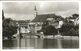 71867535 Tuebingen Neckaransicht Mit Eberhardbruecke Kirche Tuebingen - Tuebingen