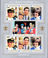 Guernesey Bloc N** Yv: 3 Mi:3 Royal Wedding 29th July 1981 - Guernsey