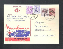 PUBLIBEL  N° 2724 N  MOULINEX - FRANCIMEX   6 F  (631) - Werbepostkarten