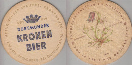 5004764 Bierdeckel Rund - Dortmunder Kronen Bier - Sous-bocks