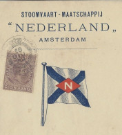 1904 NAVIGATION PAVILLON STOOMVAART MAATSCHAPPIJ Nederland Amsterdam Genoa Espagne Pour Soerabaya Java V.Historique - 1900 – 1949