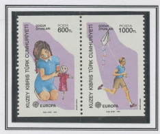 Chypre Turque - Cyprus - Zypern 1989 Y&T N°228 à 229 - Michel N°249C à 250C *** - EUROPA - Se Tenant - Unused Stamps