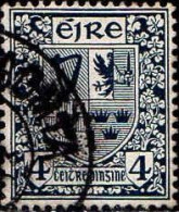 Irlande Poste Obl Yv:  46 Mi:46A Armoiries Des 4 Provinces (Beau Cachet Rond) - Used Stamps