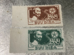VIET NAM Stamps PRINT ERROR-1954-(tem In Lõi Chai Hang Rang-no8-9--100-100d )1-STAMPS-vyre Rare - Vietnam