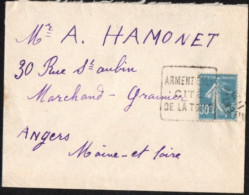 Daguin D'ARMENTIÉRES Sur Lettre - 1921-1960: Modern Period