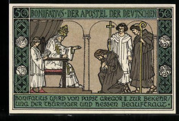 Notgeld Ohrdruf 1921, 50 Pfennig, Papst Gregor II. & Bonifatius Der Apostel Der Deutschen  - [11] Local Banknote Issues